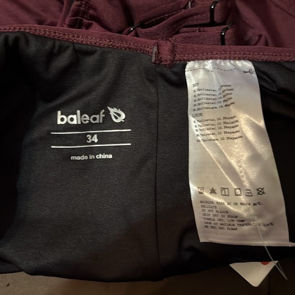 NWT BALEAF Women's Athletic Training Adjustable Strap One Piece Swimsuit size 34 - Picture 7 of 8